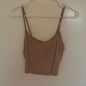CAMEL CROP TANK